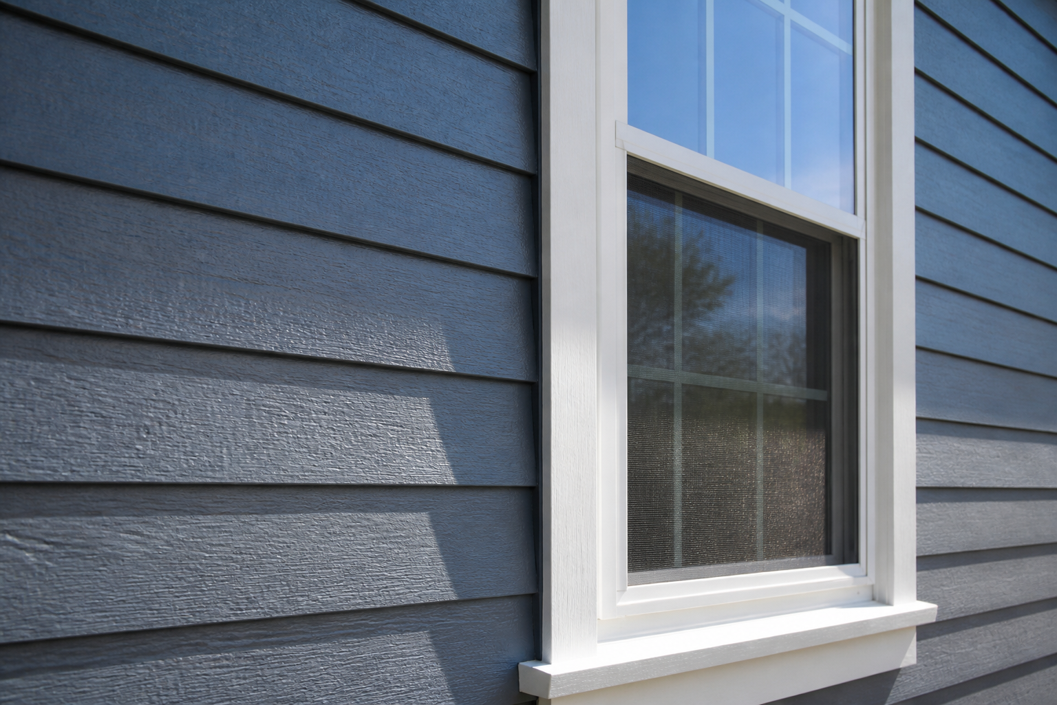Fresh exterior siding paint and window trim in Grand Island, NE Fresh exterior siding paint and window trim in Grand Island, NE